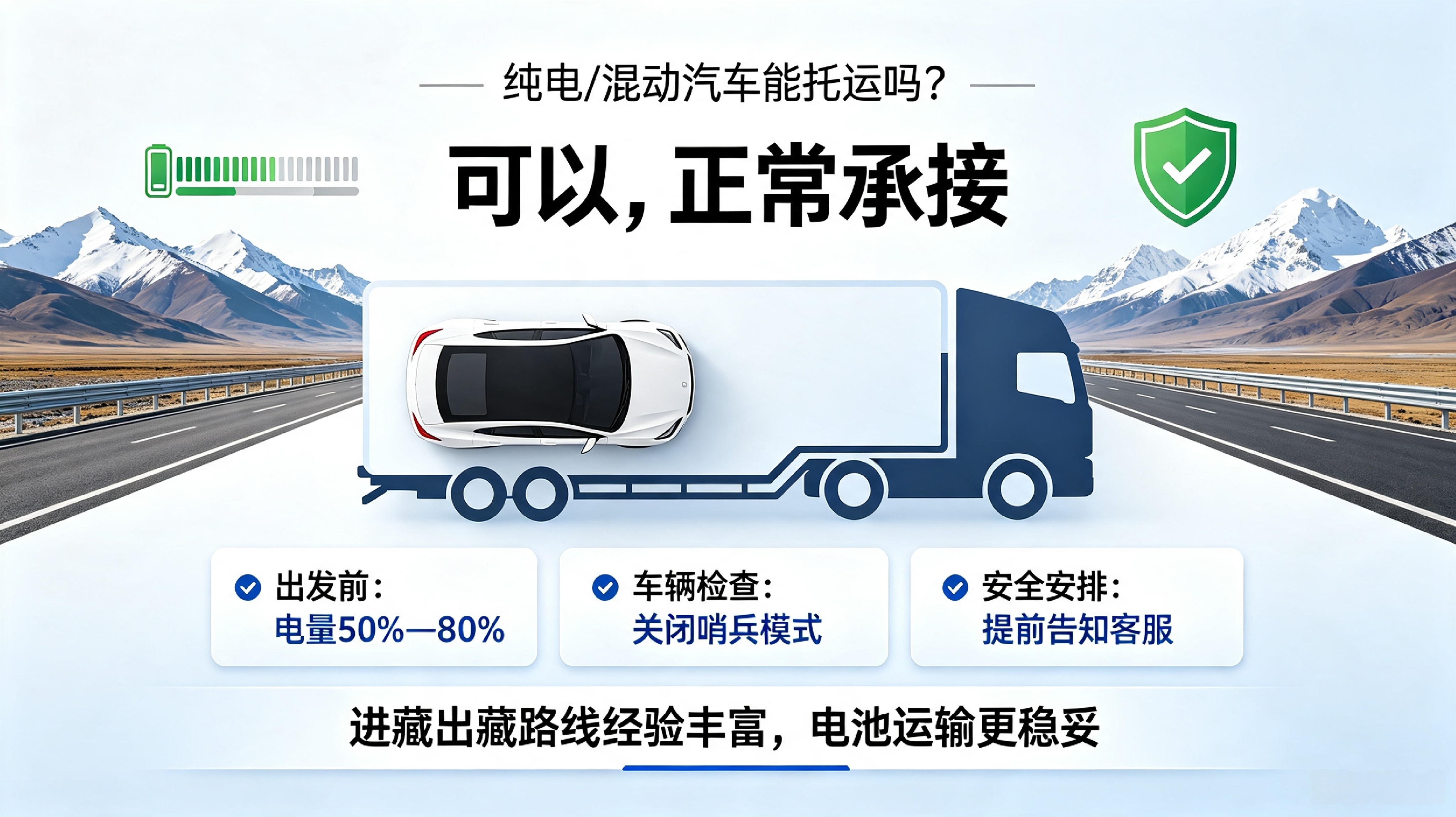 华夏通汽车托运新能源车（纯电/混动）可以托运吗？